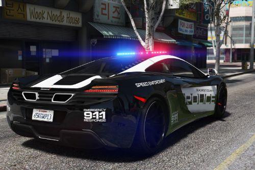 Police McLaren MP4-12C: Hot Pursuit